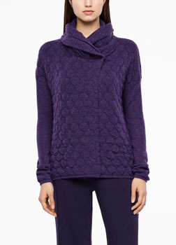 Sarah Pacini CARDIGAN - NID D'ABEILLES De face