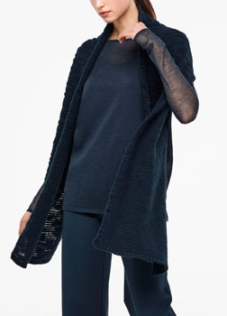 Sarah Pacini SEERSUCKER-SCHAL Vorne