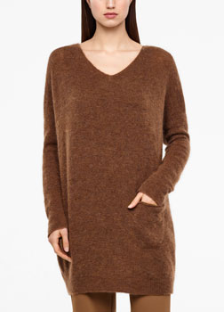 Sarah Pacini MOHAIR MERINO SWEATER - FULL SLEEVES Front