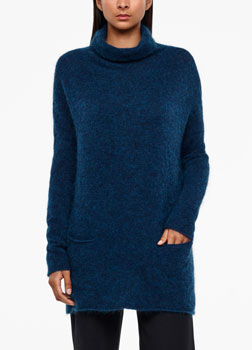 Sarah Pacini MOHAIR MERINO SWEATER - FULL SLEEVES Front