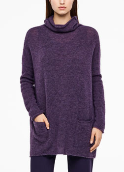Sarah Pacini MOHAIR MERINO SWEATER - FULL SLEEVES Front