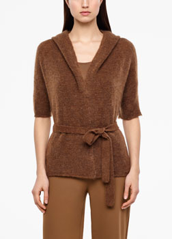 Sarah Pacini MOHAIR-MERINO TRUI - KORTE MOUWEN Voorzijde