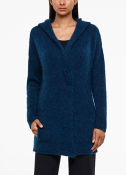 Sarah Pacini MOHAIR-MERINO CARDIGAN - FULL SLEEVES Front