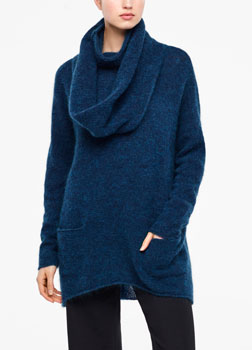 Sarah Pacini COL MOHAIR De face