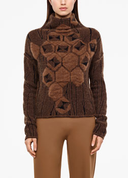Sarah Pacini JACQUARD-SWEATER Vorne