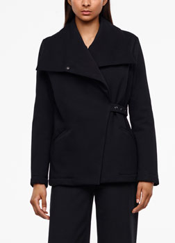 Sarah Pacini JERSEY-MANTEL Vorne