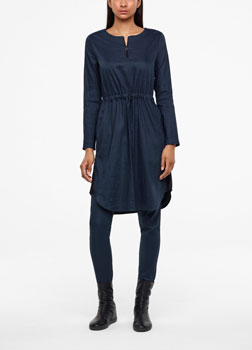 Sarah Pacini STRETCH LINEN DRESS Front