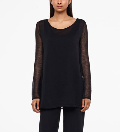 Sarah Pacini SLUIERTRUI - LANGE MOUWEN Voorzijde