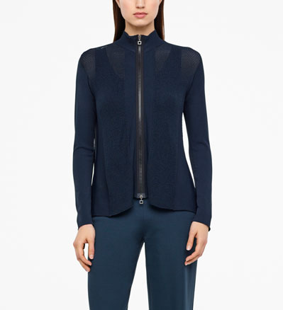 Sarah Pacini MESH-CARDIGAN - LANGE ÄRMEL Vorne
