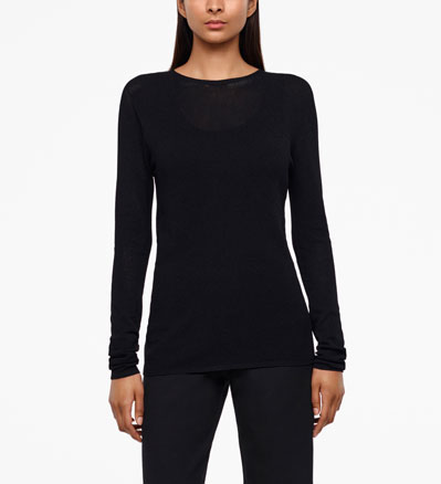 Sarah Pacini SEAMLESS SWEATER - CREWNECK Front