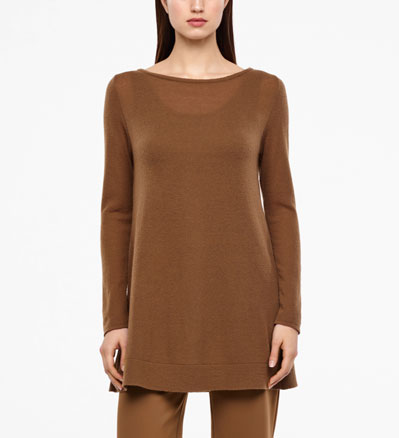 Sarah Pacini LANGE TRUI - A-LIJN Voorzijde