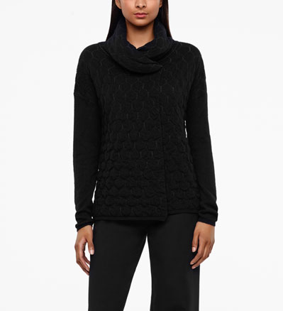 Sarah Pacini CARDIGAN - NID D'ABEILLES De face