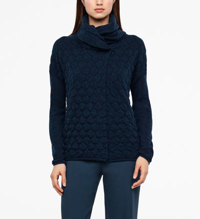 Sarah Pacini CARDIGAN - NID D'ABEILLES De face