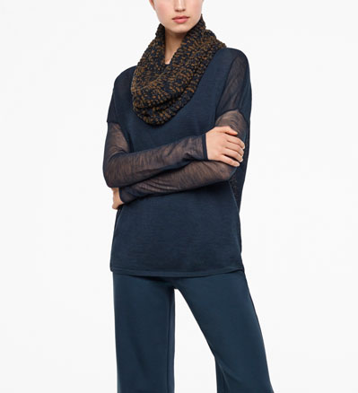 Sarah Pacini BOUCLÉ-KRAGEN Vorne