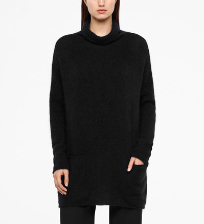 Sarah Pacini MOHAIR MERINO SWEATER - FULL SLEEVES Front