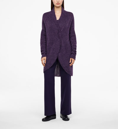 Sarah Pacini CARDIGAN LONG - MOHAIR De face