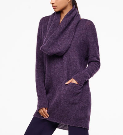 Sarah Pacini MOHAIR-MERINO COLLAR Front