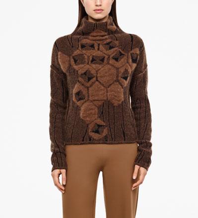 Sarah Pacini JACQUARD SWEATER Front