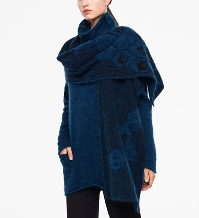Sarah Pacini JACQUARD SCARF Front
