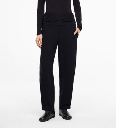 Sarah Pacini JERSEY BROEK - WIJDE PIJPEN Voorzijde