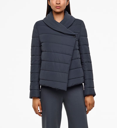Sarah Pacini MANTEAU COURT MATELASSÉ De face