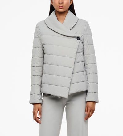 Sarah Pacini MANTEAU COURT MATELASSÉ De face