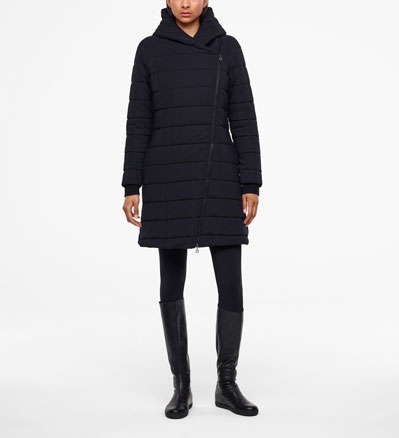 Sarah Pacini LANGE MANTEL - LANGE MOUWEN Voorzijde