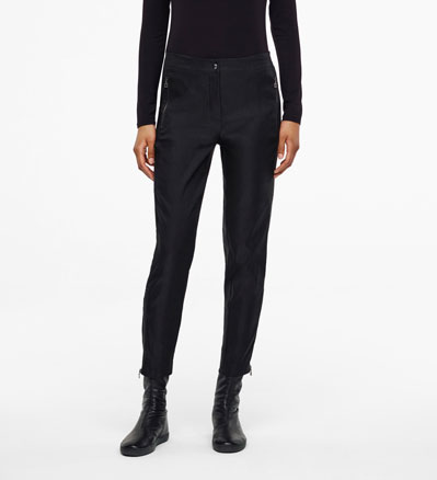 Sarah Pacini PANTALON - LIN STRETCH ET MÈCHE De face