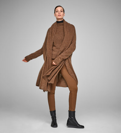 Sarah Pacini STRETCH COTTON TWILL LEGGINGS Front