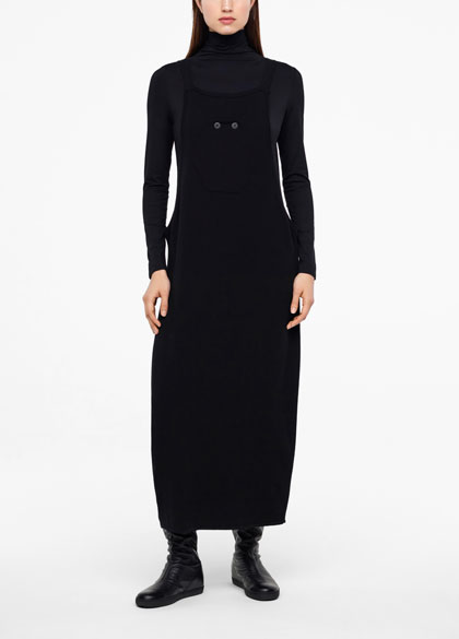 Sarah Pacini Maxi dress - buttoned straps - front