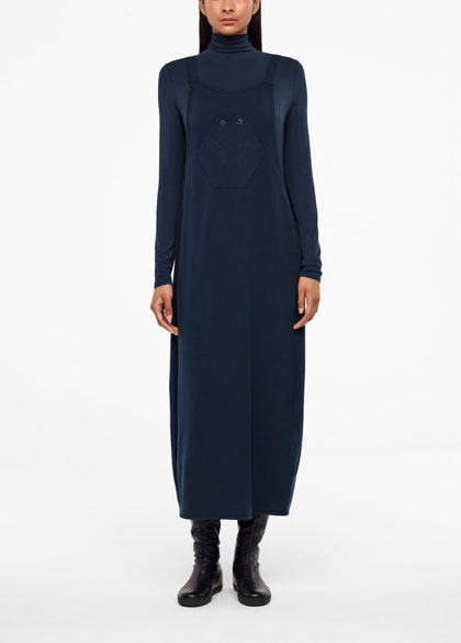 Sarah Pacini Maxi dress - buttoned straps - front
