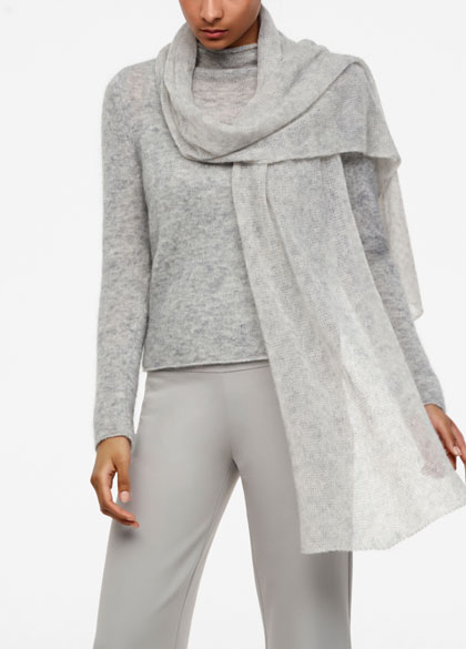 Sarah Pacini Translucent scarf - front