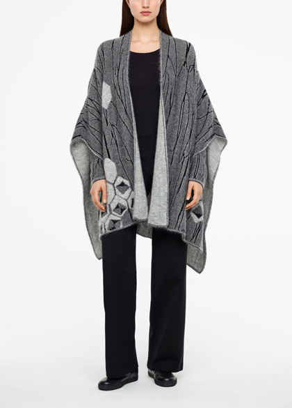 Sarah Pacini Jacquard wrap - front