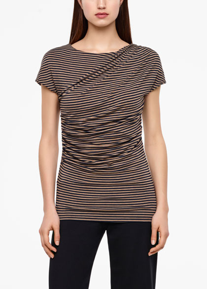 Sarah Pacini Top - gathered details - front