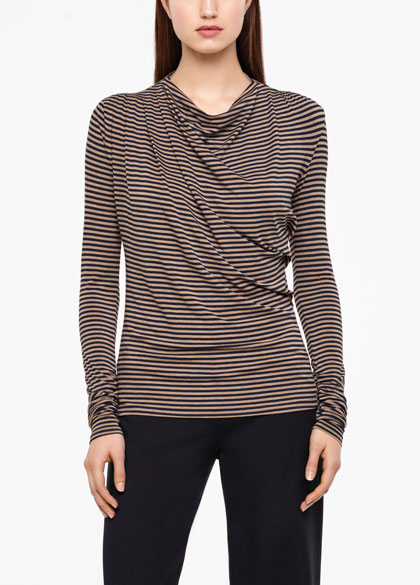Sarah Pacini Top - gathered details - front