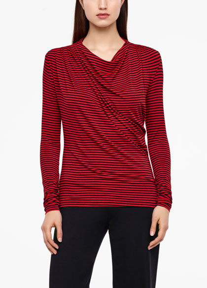 Sarah Pacini Top - gathered details - front