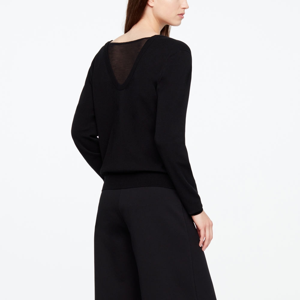 Sarah Pacini PULL - ENCOLURE DÉGAGÉE Derrière