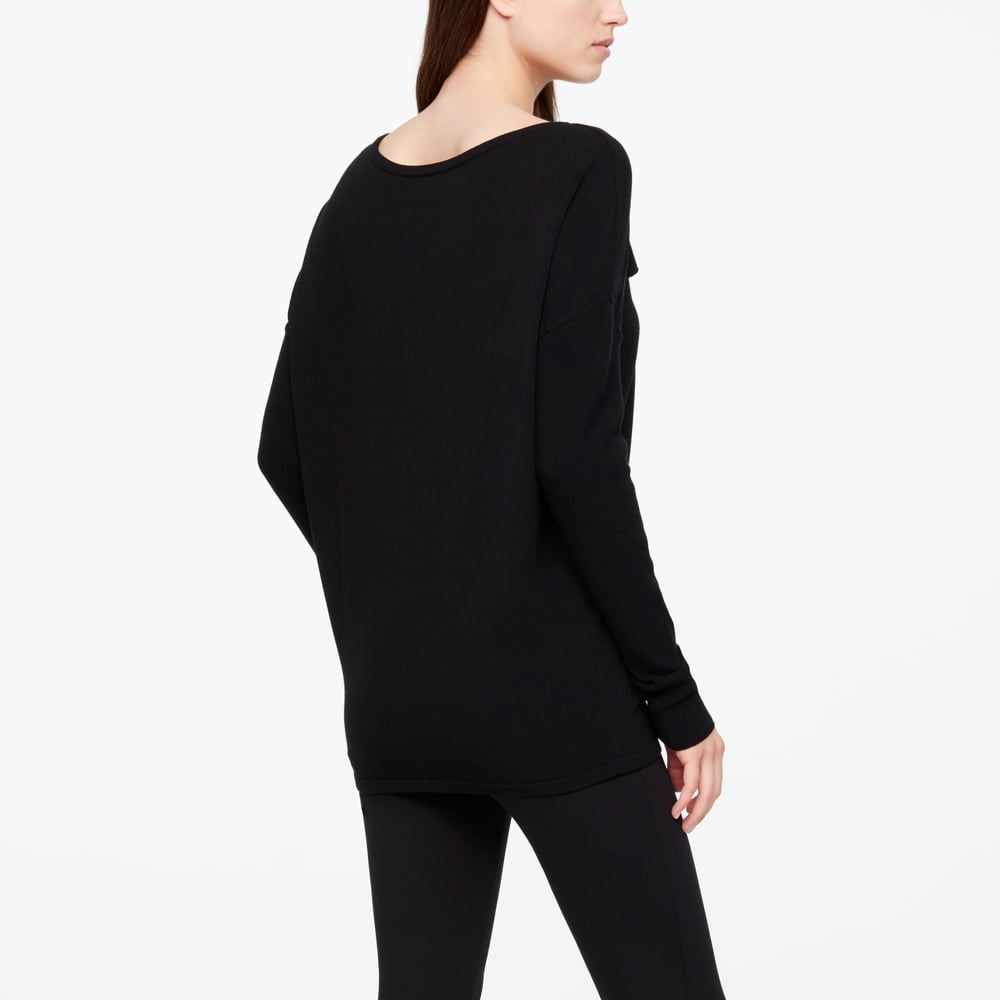 Sarah Pacini PULL MANCHES LONGUES - RAYURE Derrière