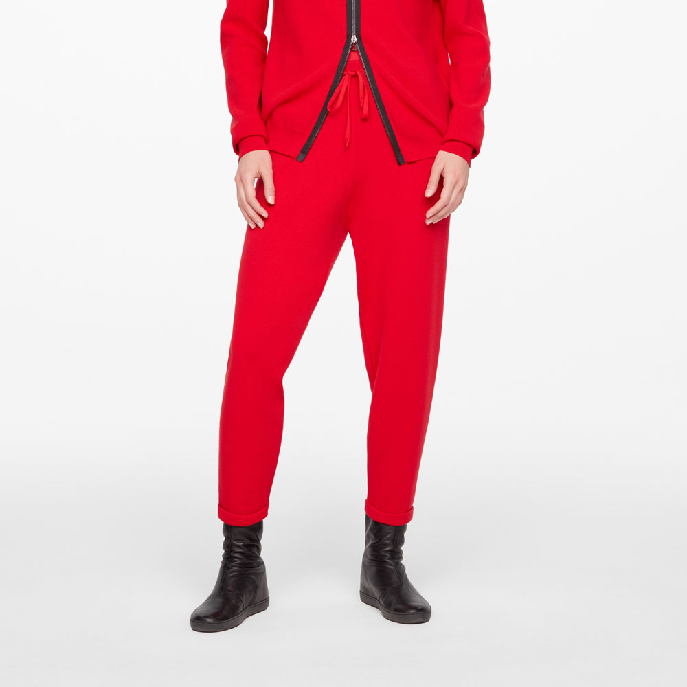 Sarah Pacini LICHTE CASUAL BROEK - MANCHETTEN Voorzijde