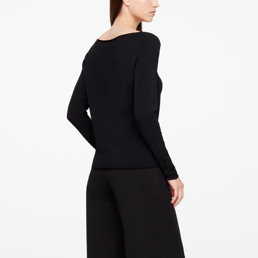 Sarah Pacini PULL - RAYURES MESH Derrière
