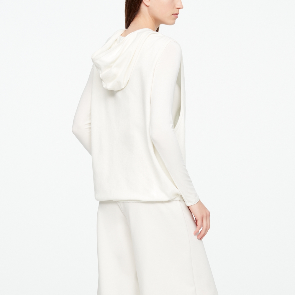 Sarah Pacini HOODIE - SANS MANCHES Derrière
