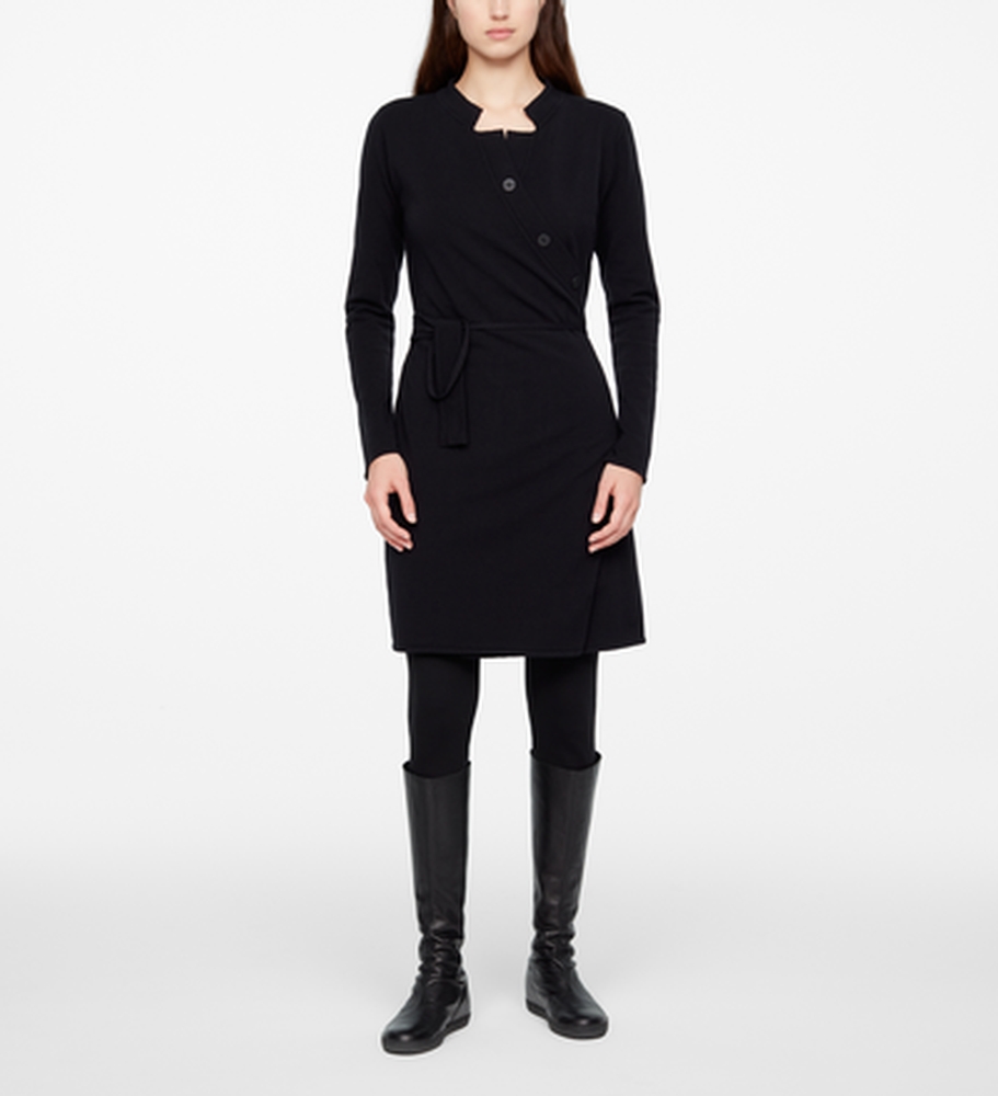Sarah Pacini ROBE PORTEFEUILLE De face