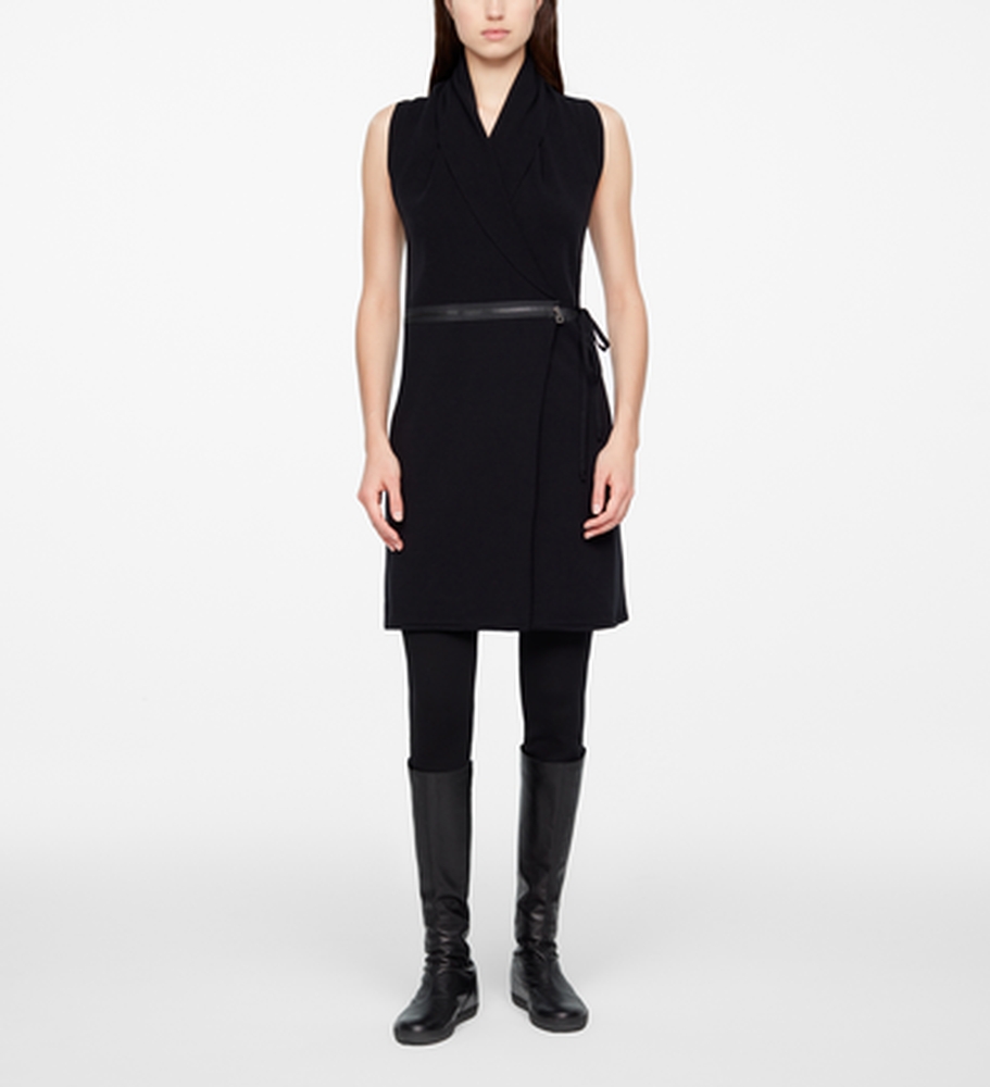 Sarah Pacini CARDIGAN CROISÉ - CEINTURE De face