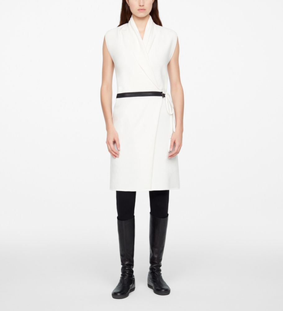 Sarah Pacini CARDIGAN CROISÉ - CEINTURE De face