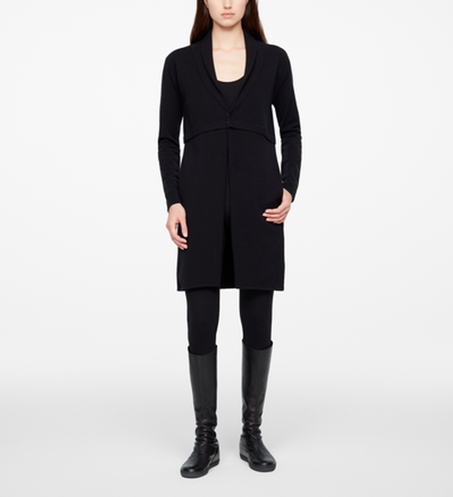 Sarah Pacini CARDIGAN - RITSDETAILS Voorzijde