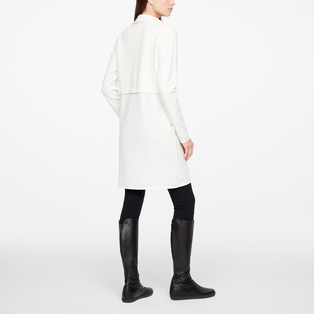 Sarah Pacini CARDIGAN - COL CHÂLE Derrière