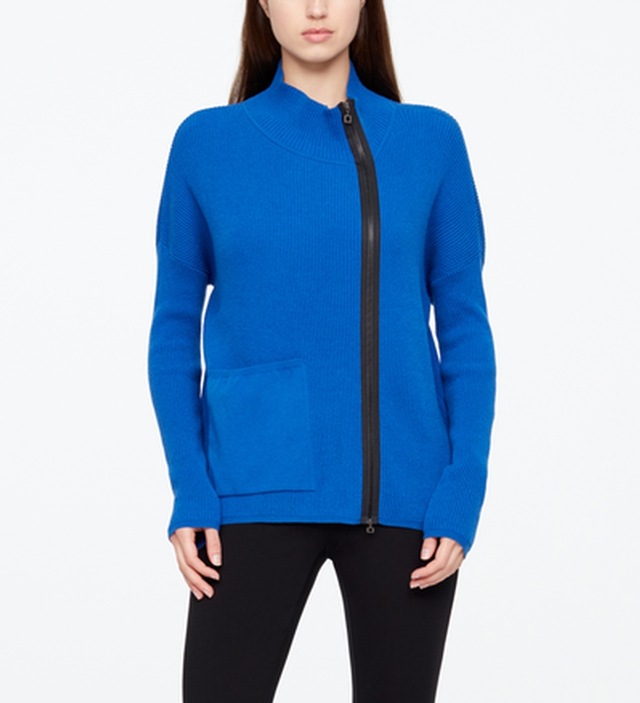 Sarah Pacini CARDIGAN - POCHE PLAQUÉE De face