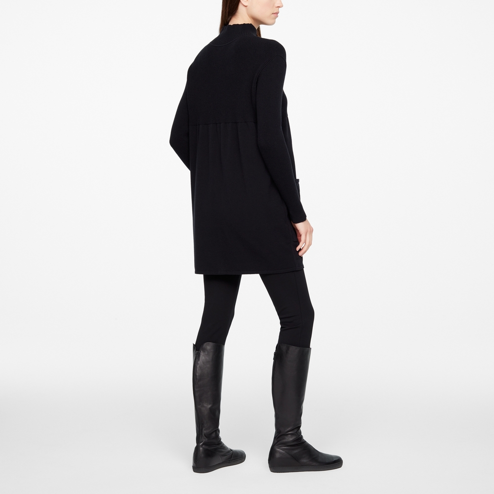 Sarah Pacini LONG CARDIGAN - POCHES PLAQUÉES Derrière