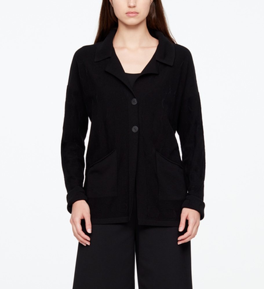 Sarah Pacini CARDIGAN - CERCLES De face