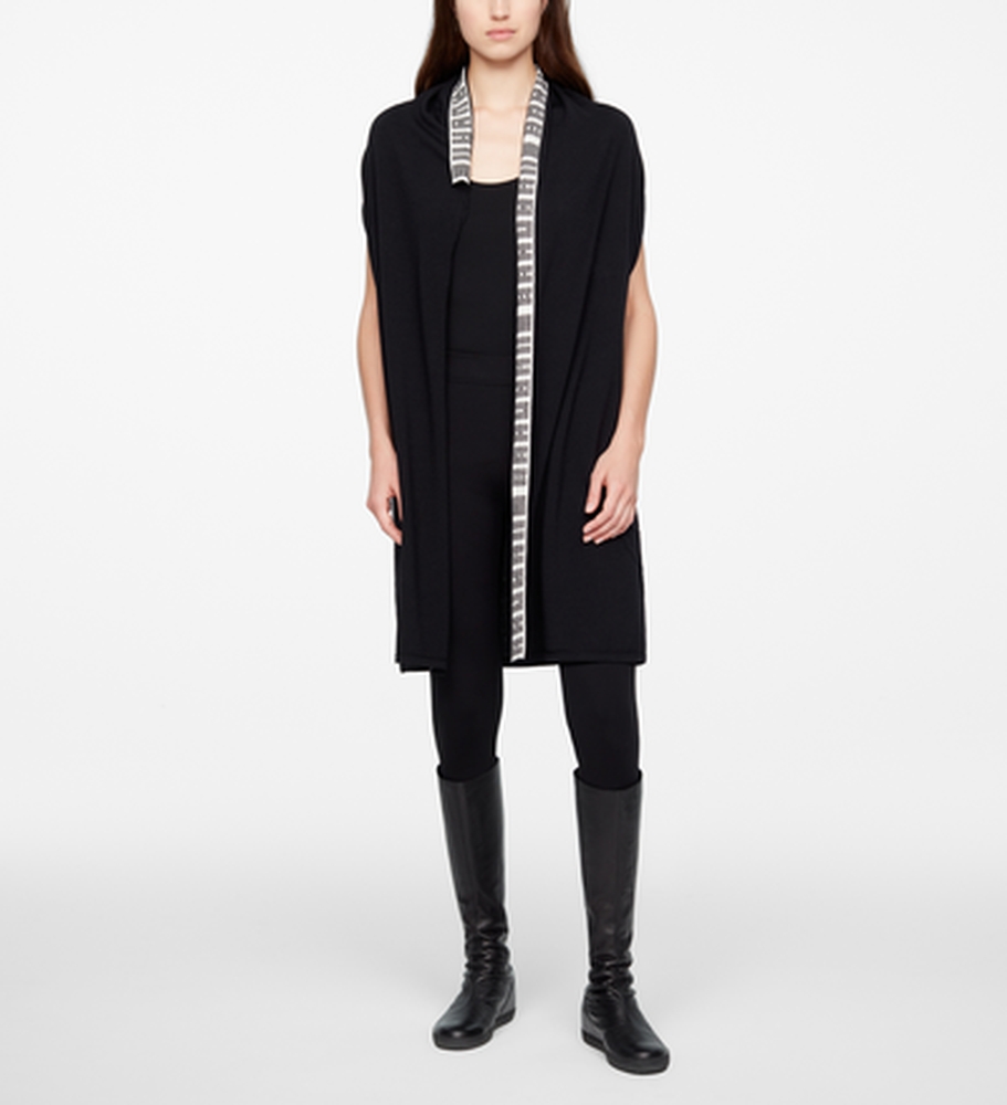 Sarah Pacini CARDIGAN - HEXAGRAMMES De face